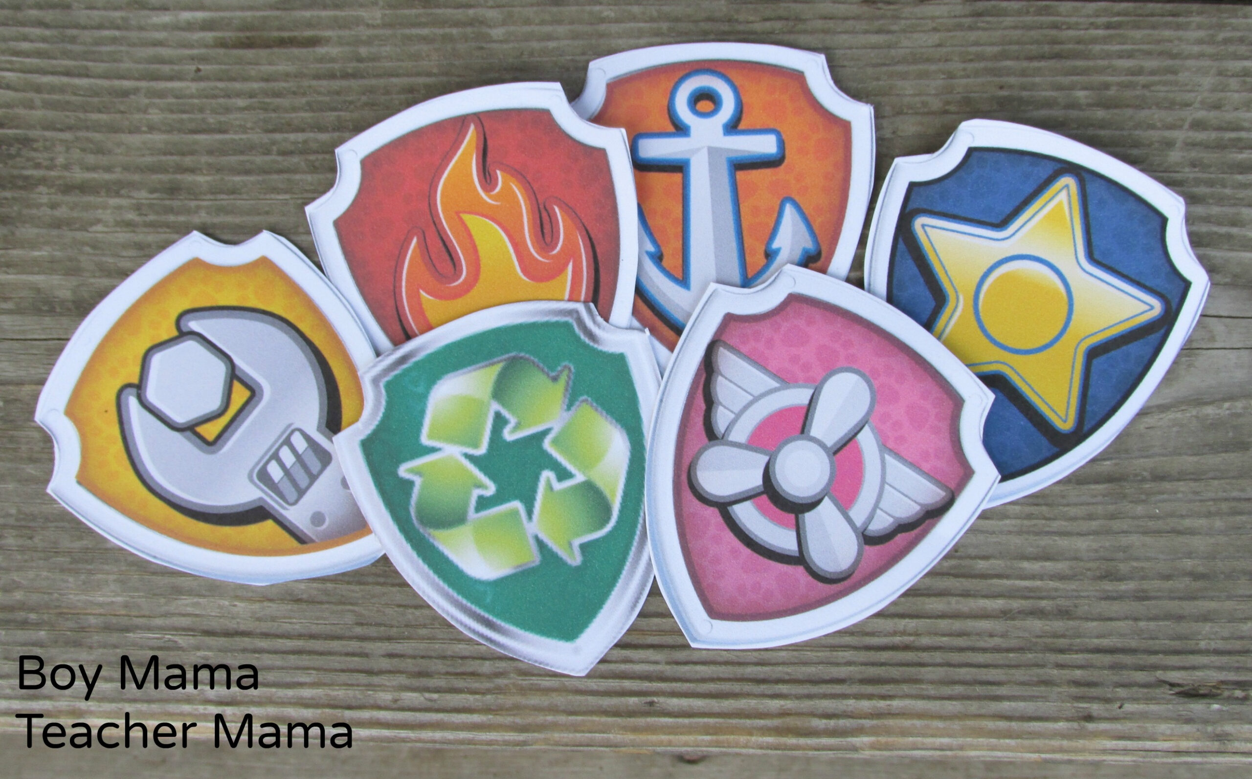 Boy Mama: FREE Paw Patrol Find the Badge Printable Game - Boy Mama