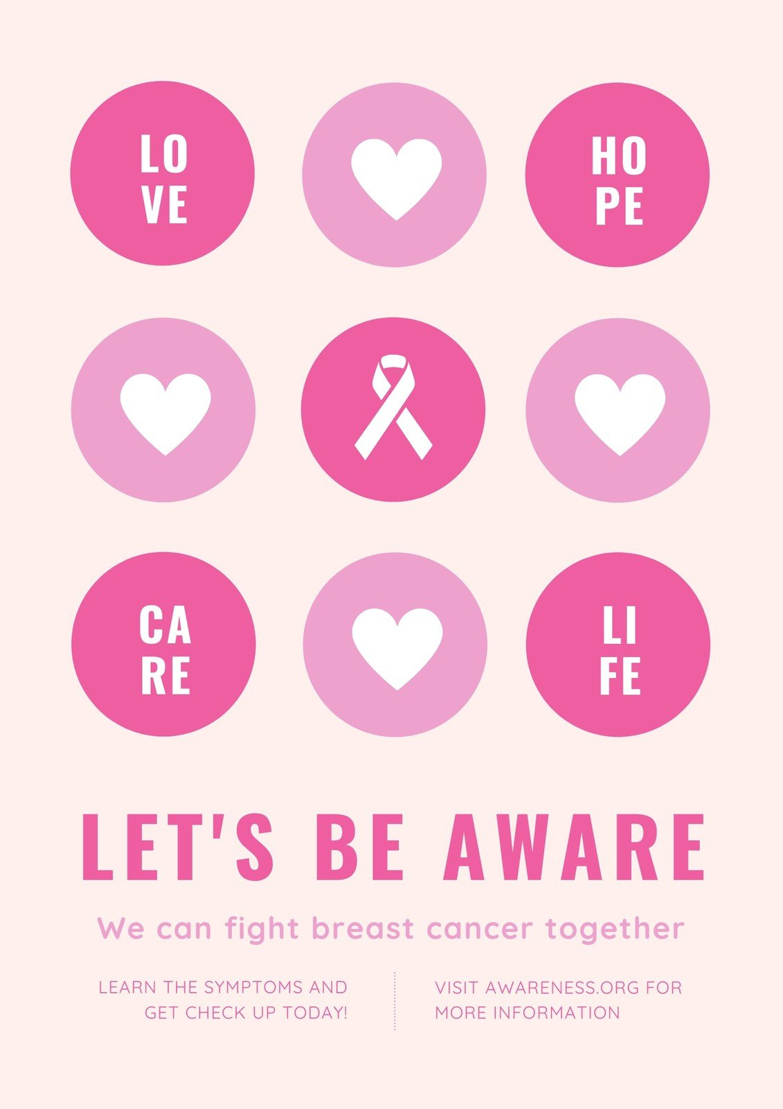 Breastfeeding Cancer Signs Free Printable Breast Cancer Awareness