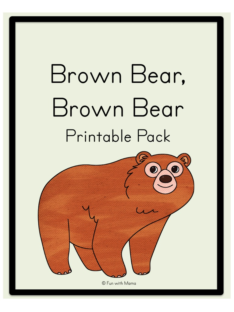 Brown-Bear-Brown-Bear (Coloring Book) PDF  PDF