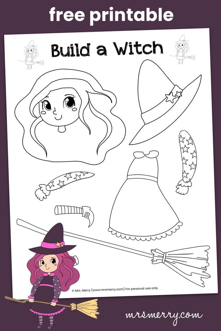 Build a Witch Halloween Craft for Kids