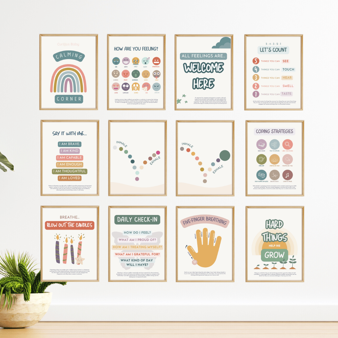 Calming Corner Posters (Digital Printable Download) – Curious Baby