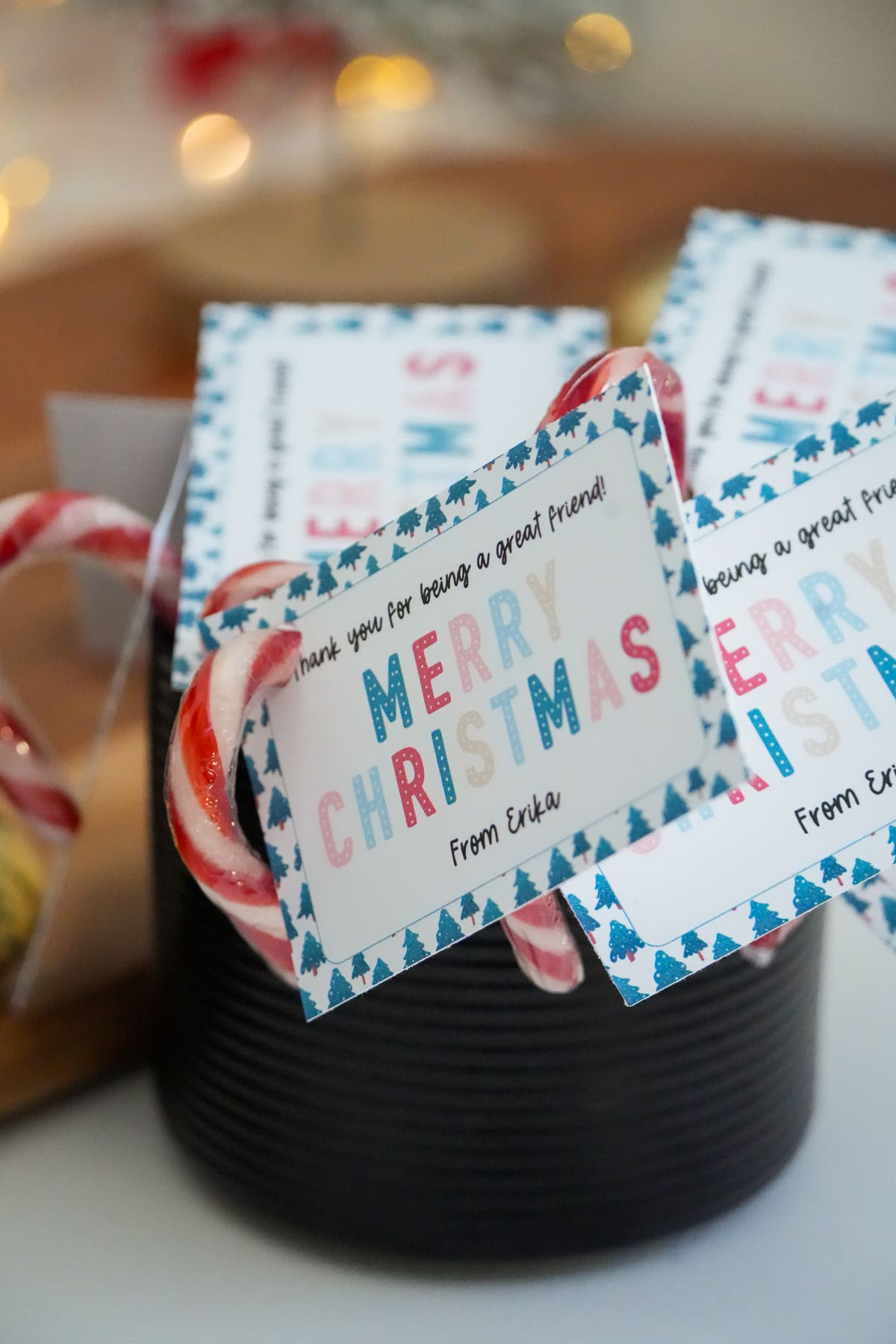 Candy Cane Gift Tags Printable (FREE) - Project Hot Mess