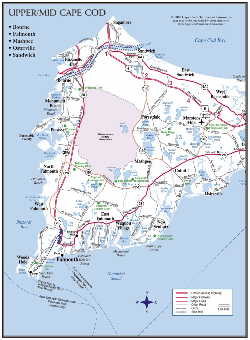 Cape Cod Maps  Maps of Cape Cod Towns