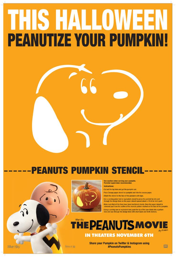 Carve a Snoopy Pumpkin - The Peanuts Movie