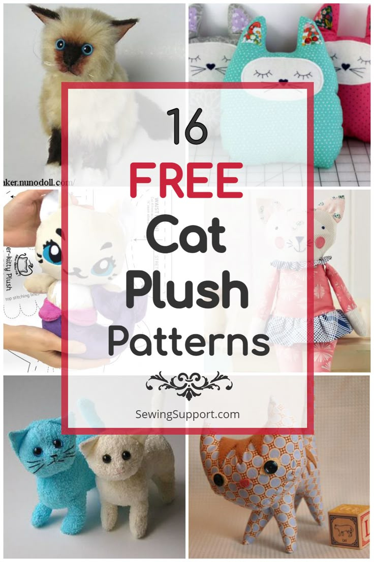 Cat Stuffed Animal Patterns FREE