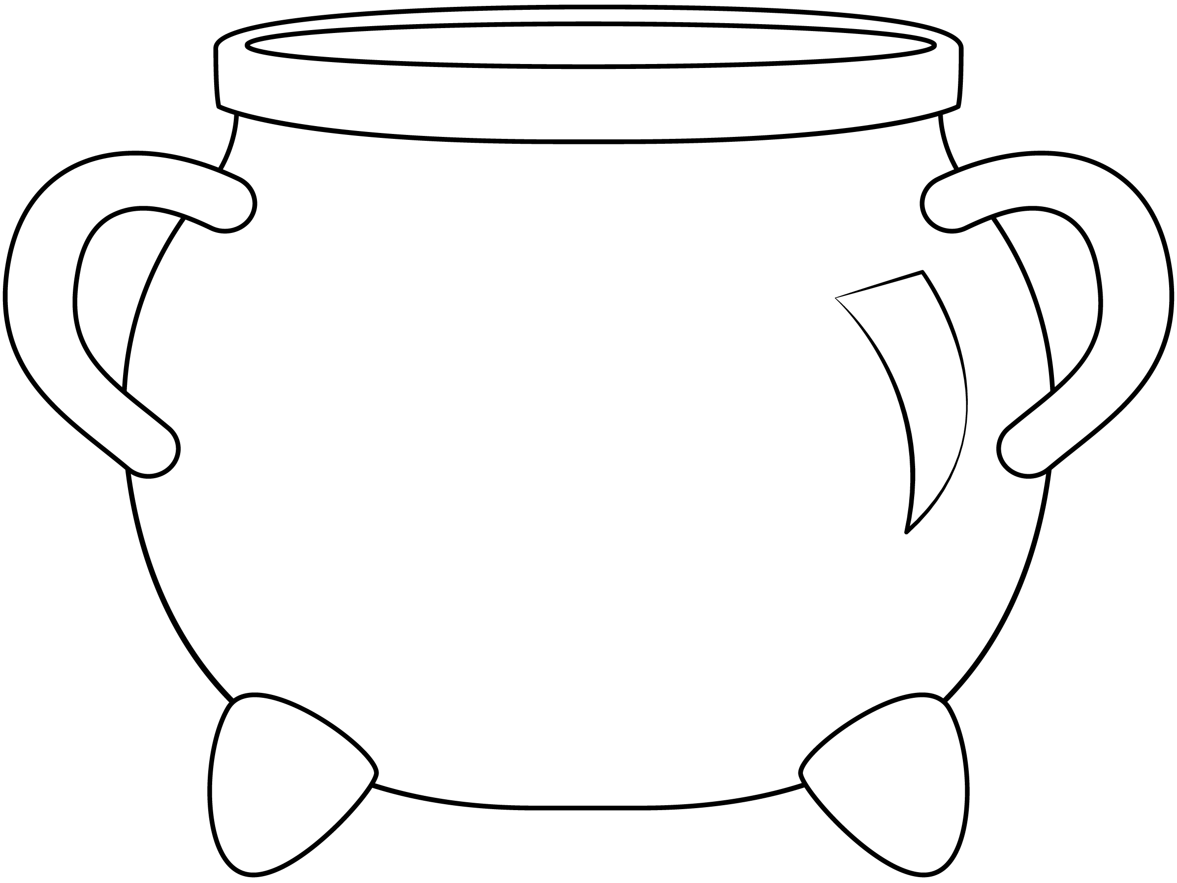 Cauldron Printable Template  Free Printable Paper Сraft Templates