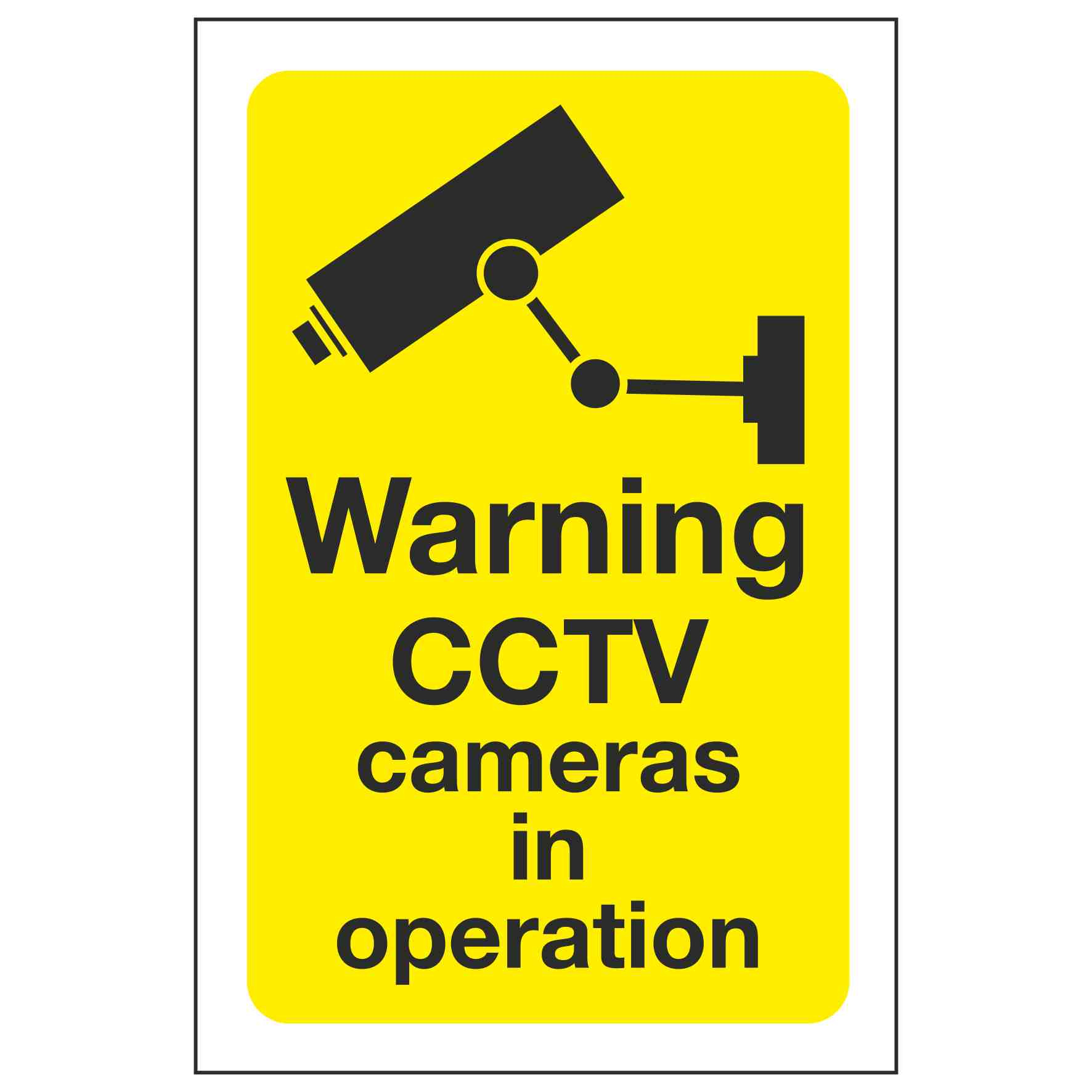 CCTV Signage Regulations Uk CCTV In Operation Sign - Security