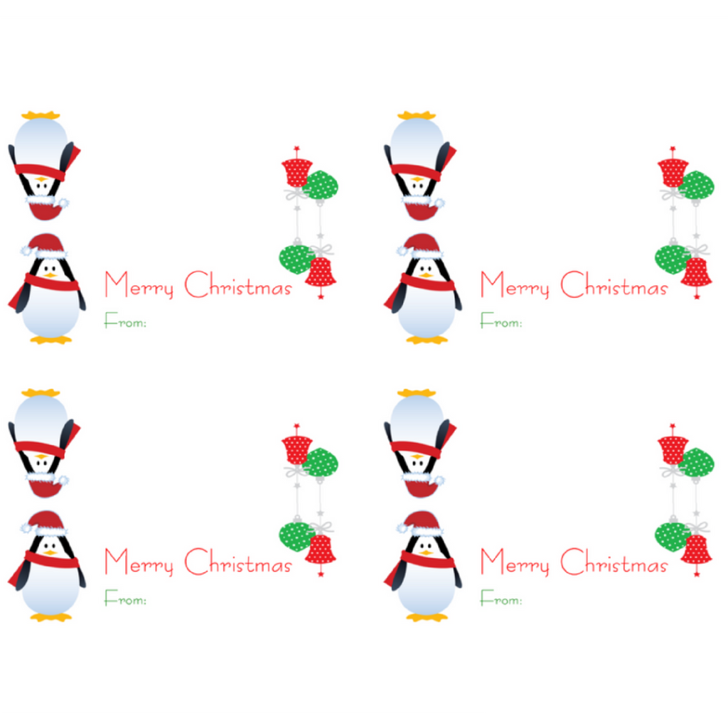 Celebrate Back to School with Printable Christmas Gift Bag Toppers