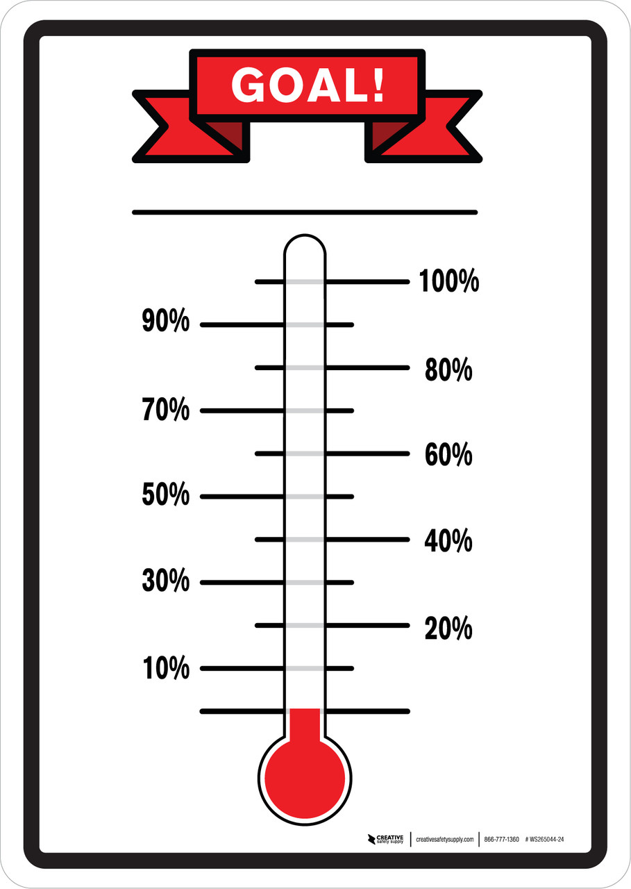 Charts For Classroom  Fundraising Thermometer Goal Templates