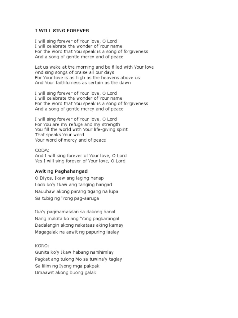 Christian Songs Lyrics  PDF  Heaven