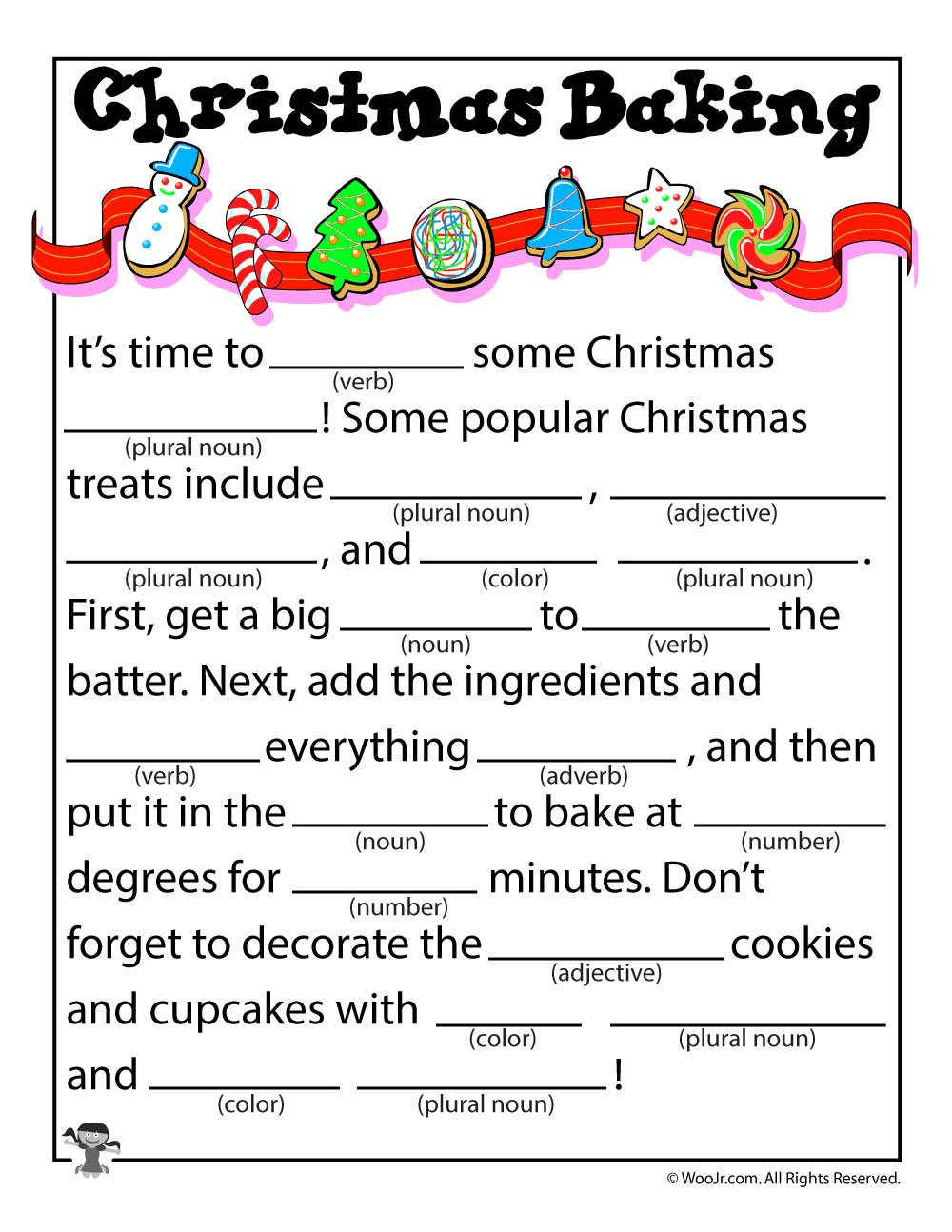 Christmas Ad Libs Fill-In Word Game Printables  Woo! Jr