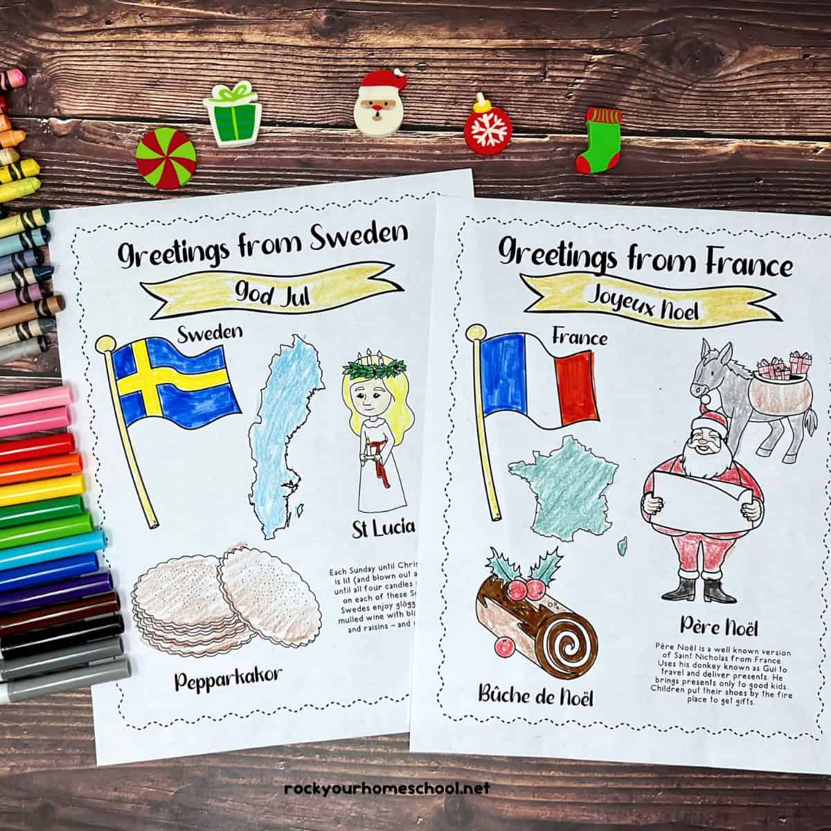 Christmas Around the World Coloring Pages ( Free) - Rock Your
