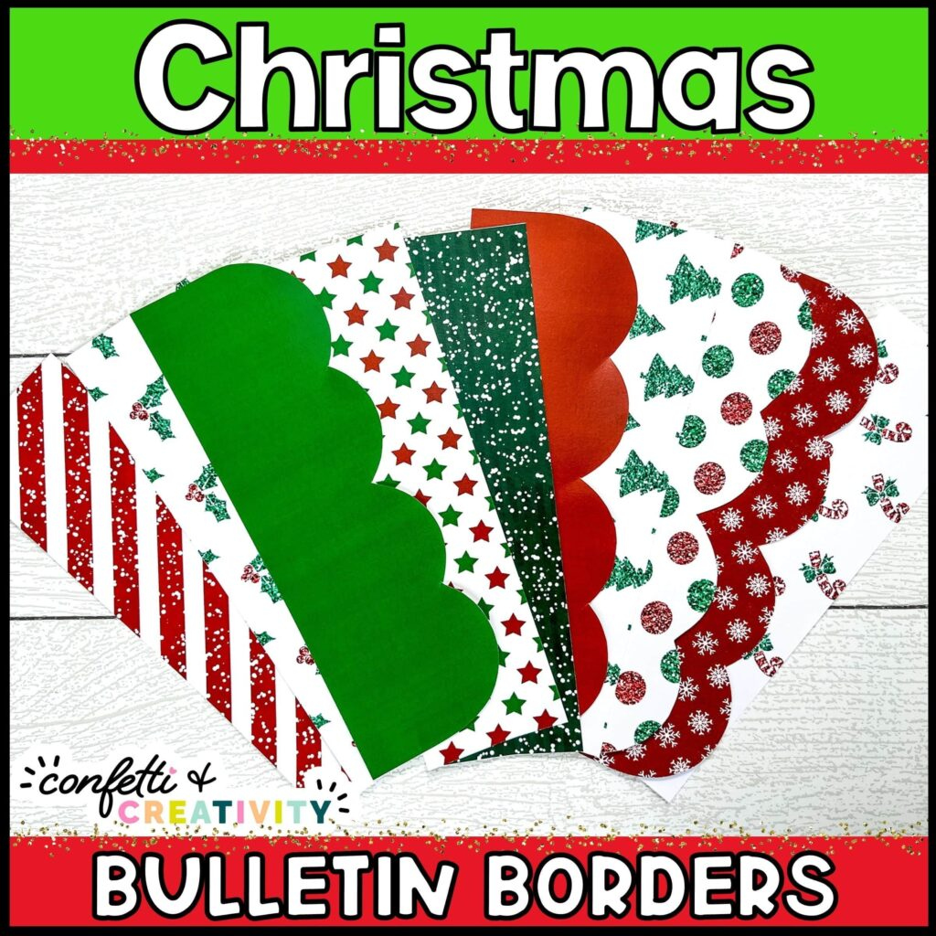 Christmas Bulletin Board Borders  Confetti & Creativity