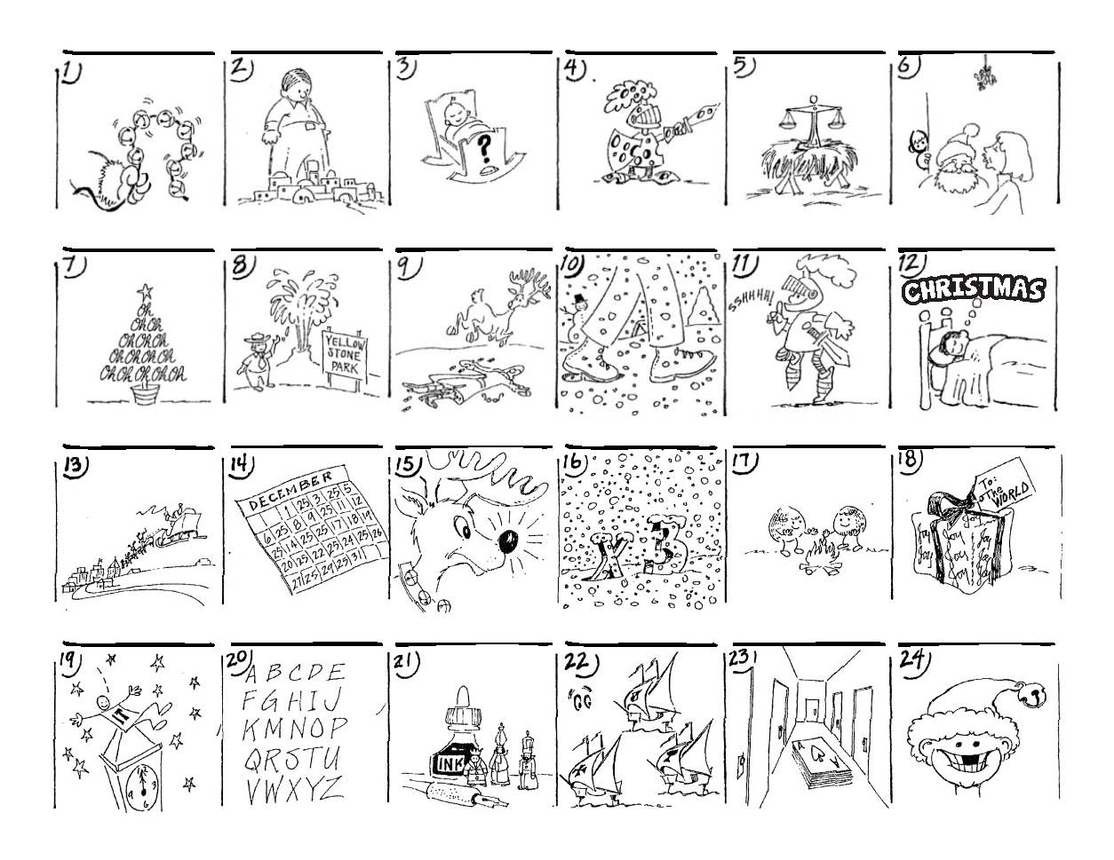 Christmas Carol Puzzles – The Button-Down Mind Christmas Carol Puzzles – The Button-Down Mind