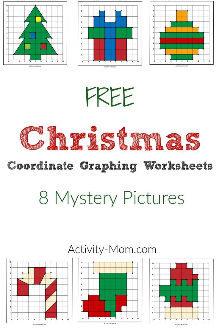 Christmas Coordinate Plane Graphing