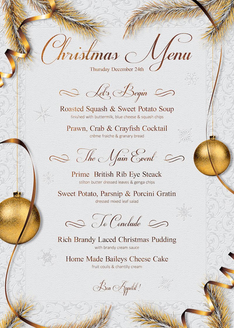 Christmas Dinner Menu Template Free Sample Xmas Dinner Menus Christmas Dinner Menu Template Free Sample Xmas Dinner Menus