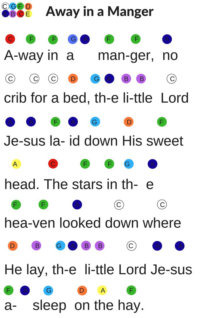 Christmas Hand Bell Music EBook-  Song Sheets- Poster and Letter