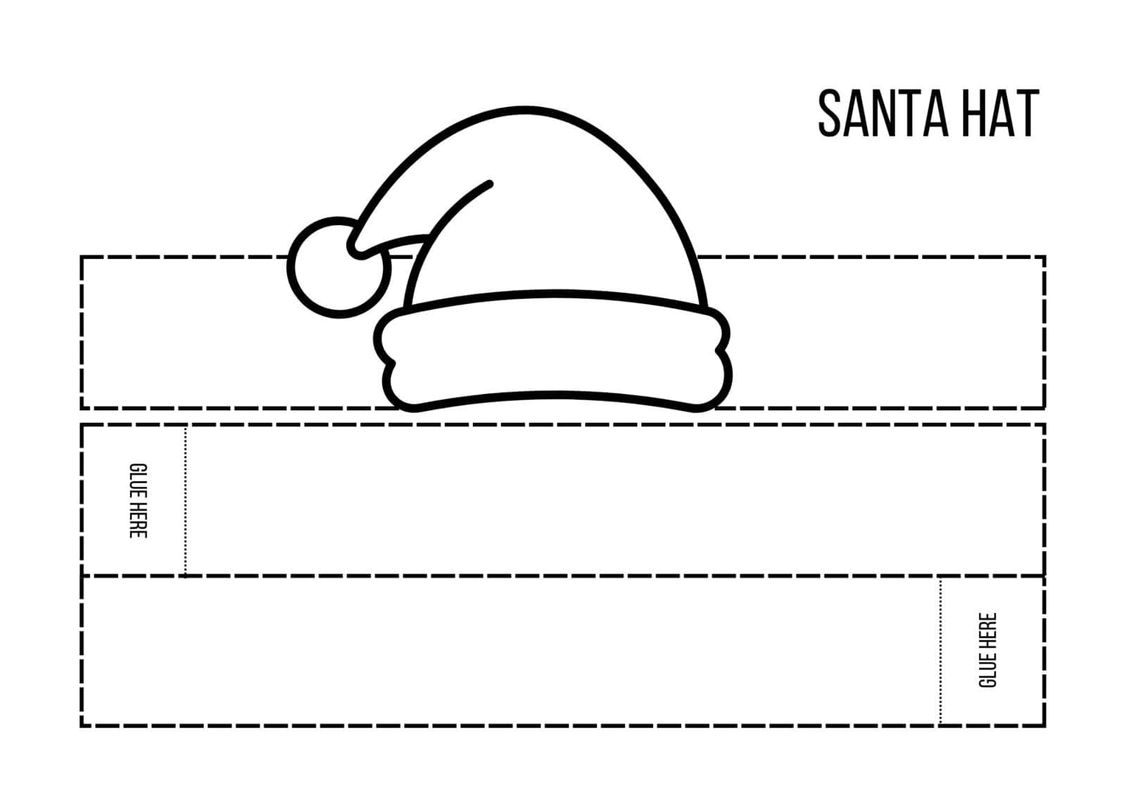 Christmas Hat Printable Templates and Tags ( Free Sets) The Christmas Hat Printable Templates and Tags ( Free Sets) The