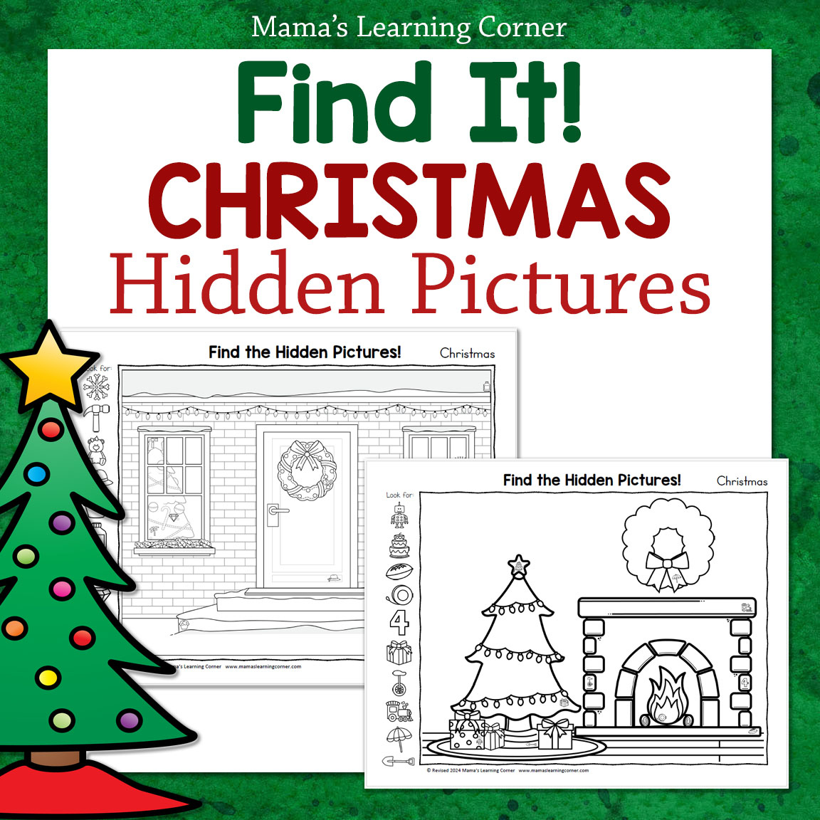 Christmas Hidden Picture Printable Packet - Mamas Learning Corner Christmas Hidden Picture Printable Packet - Mamas Learning Corner