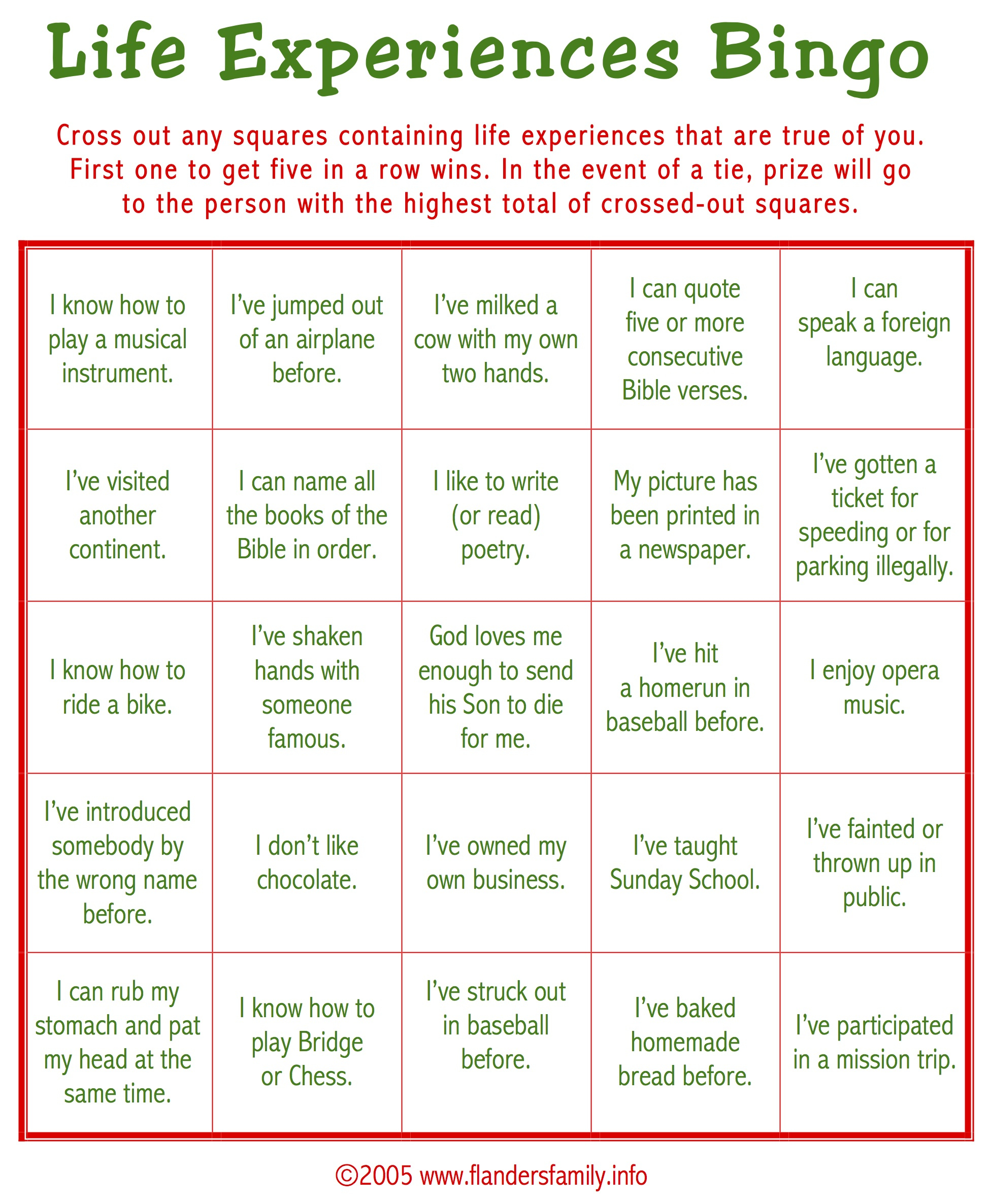 Christmas Ice Breaker BINGO (Free Printable) - Flanders Family Christmas Ice Breaker BINGO (Free Printable) - Flanders Family