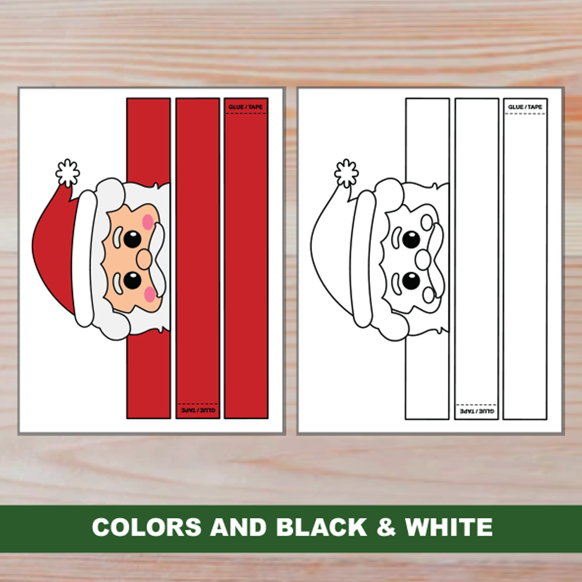 Christmas Paper Crowns for Kids PRINTABLE Paper Hat Headbands Christmas Paper Crowns for Kids PRINTABLE Paper Hat Headbands