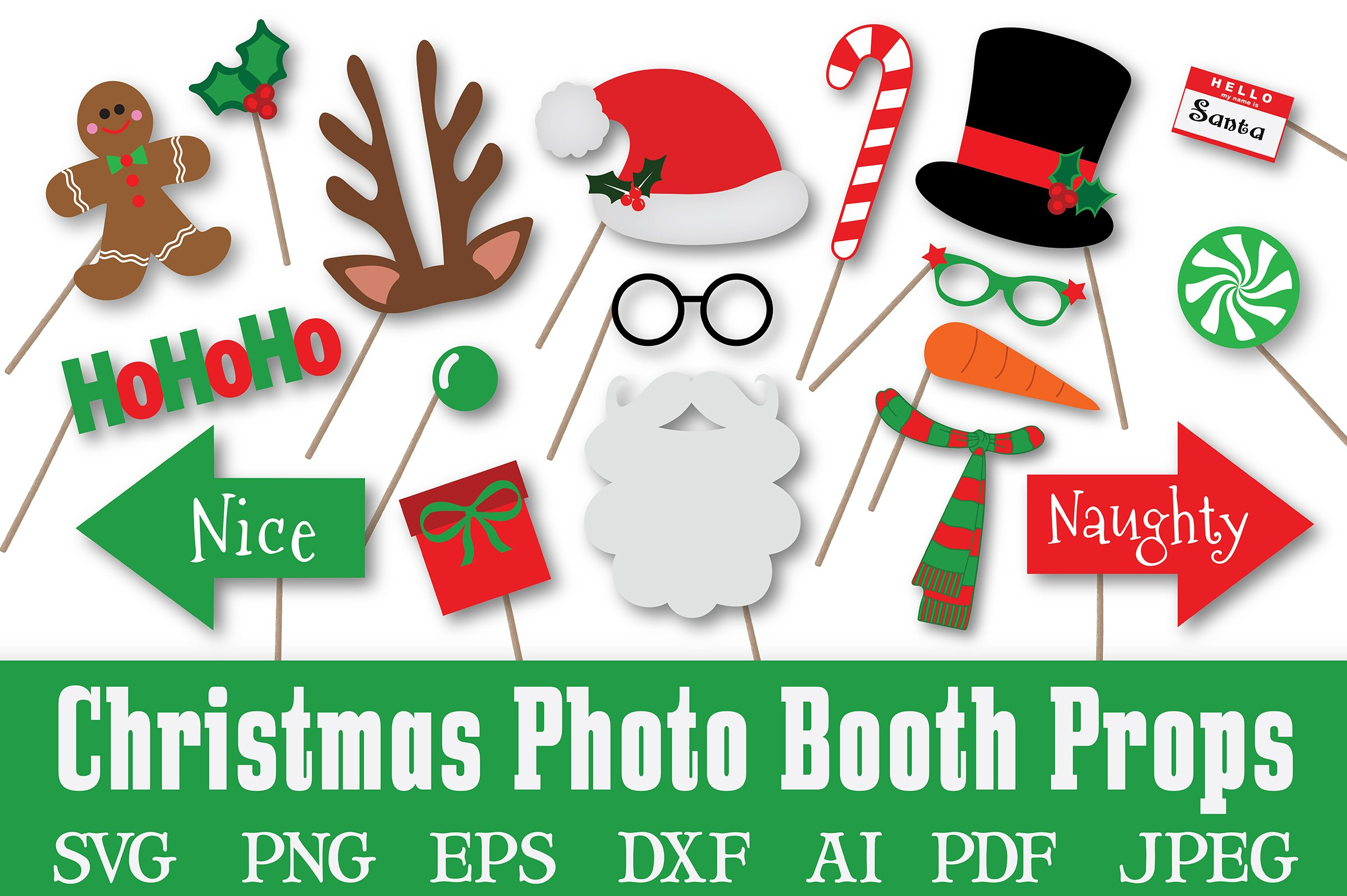 Christmas Photo Booth Props ()