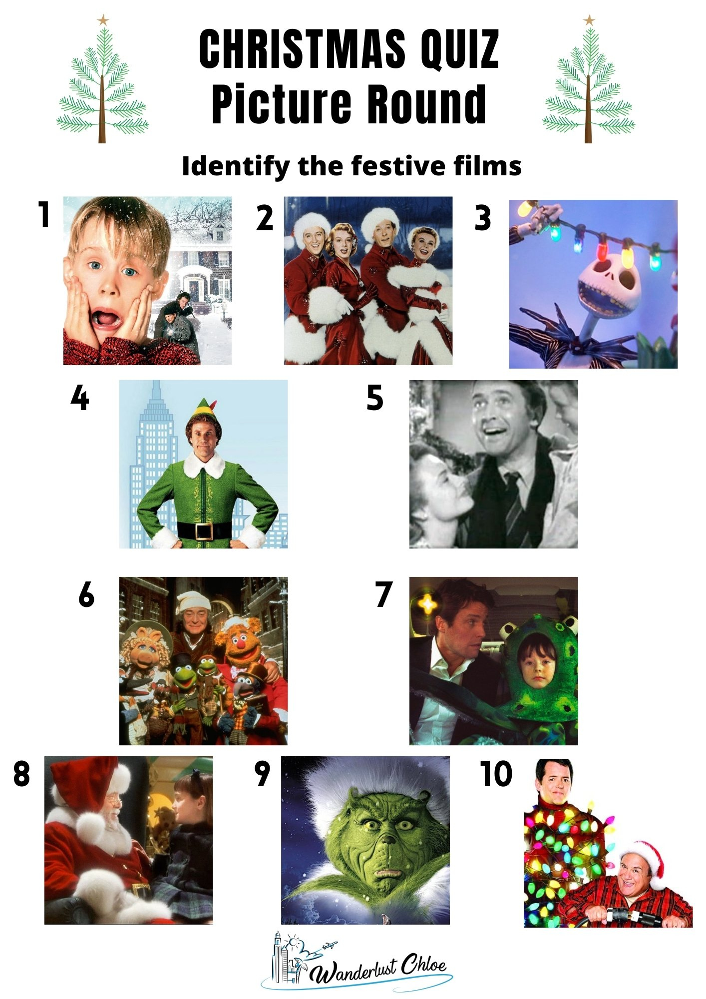 Christmas Quiz Questions + Printable Picture Rounds:
