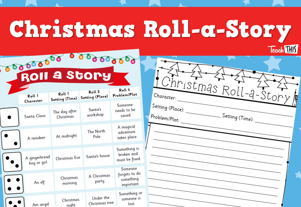 Christmas Roll-a-Story :: Teacher Resources and Classroom Games Christmas Roll-a-Story :: Teacher Resources and Classroom Games