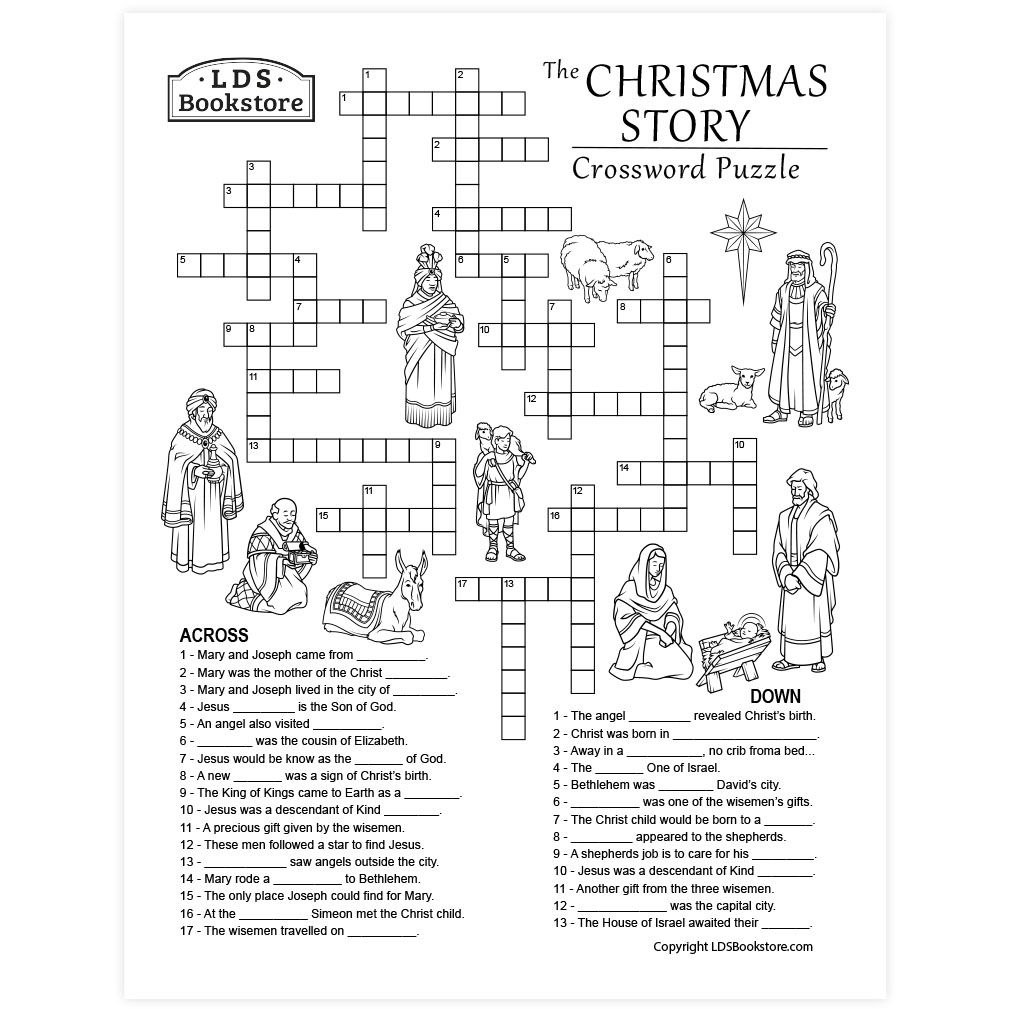 Christmas Story Crossword Puzzle - Printable Christmas Story Crossword Puzzle - Printable