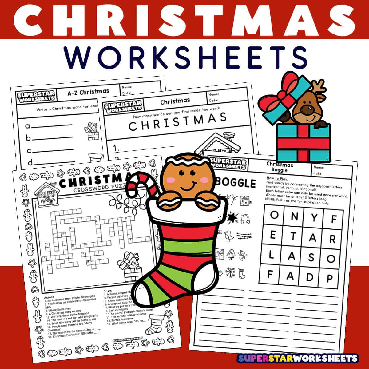 Christmas Worksheets (Free Printables) - Superstar Worksheets Christmas Worksheets (Free Printables) - Superstar Worksheets