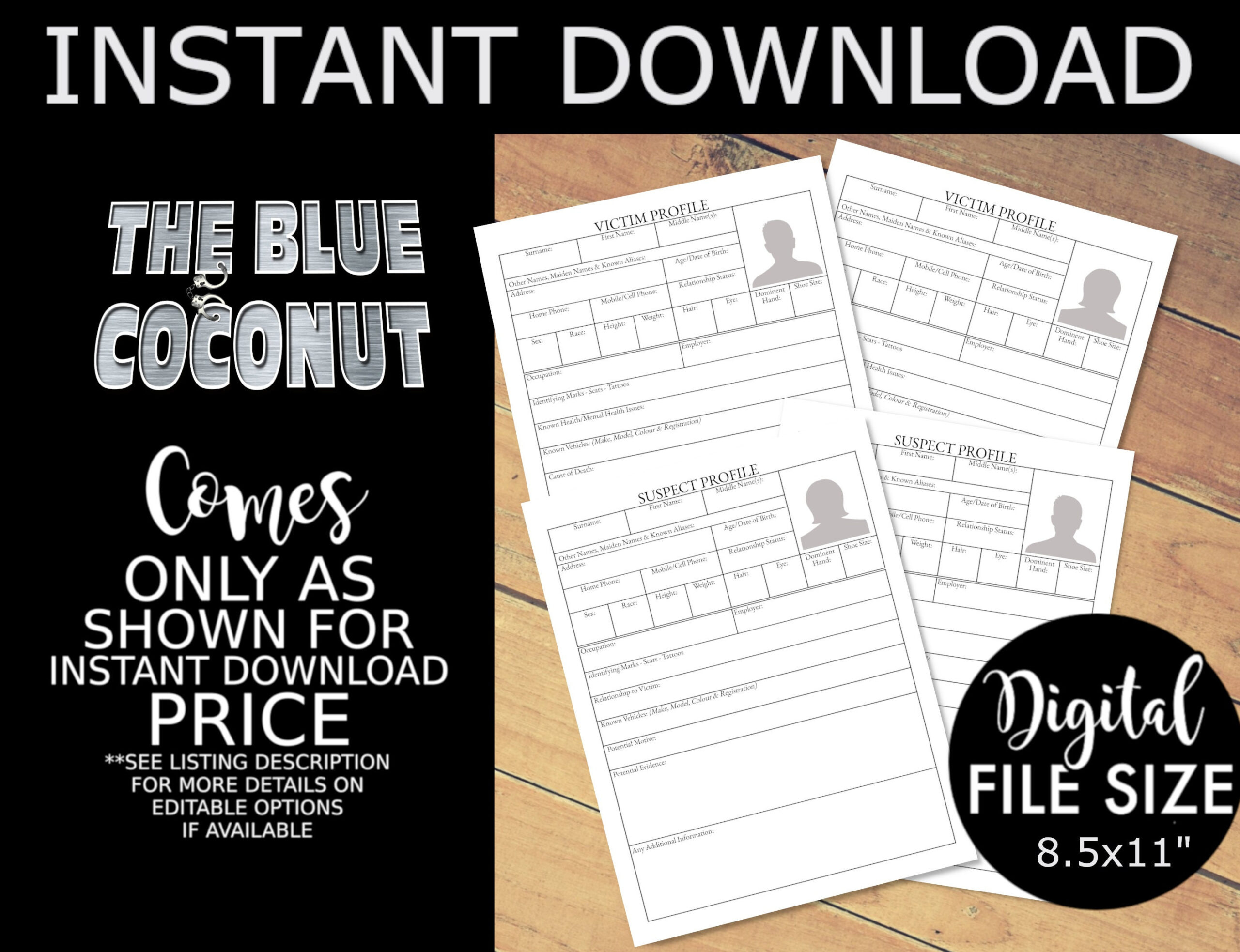 Cold Case SolCity Mysteries Murder Mystery Game - Files: Deadty