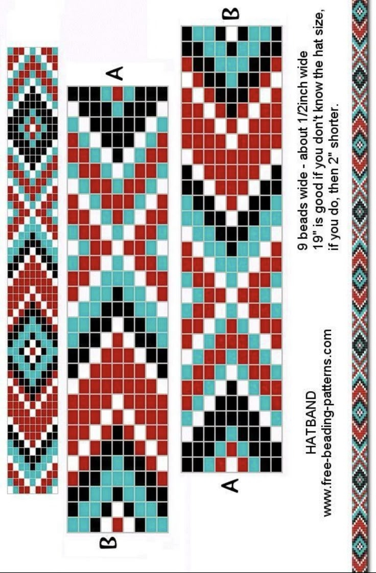 Colorful Bead Loom Patterns for Native American Beadwork Colorful Bead Loom Patterns for Native American Beadwork