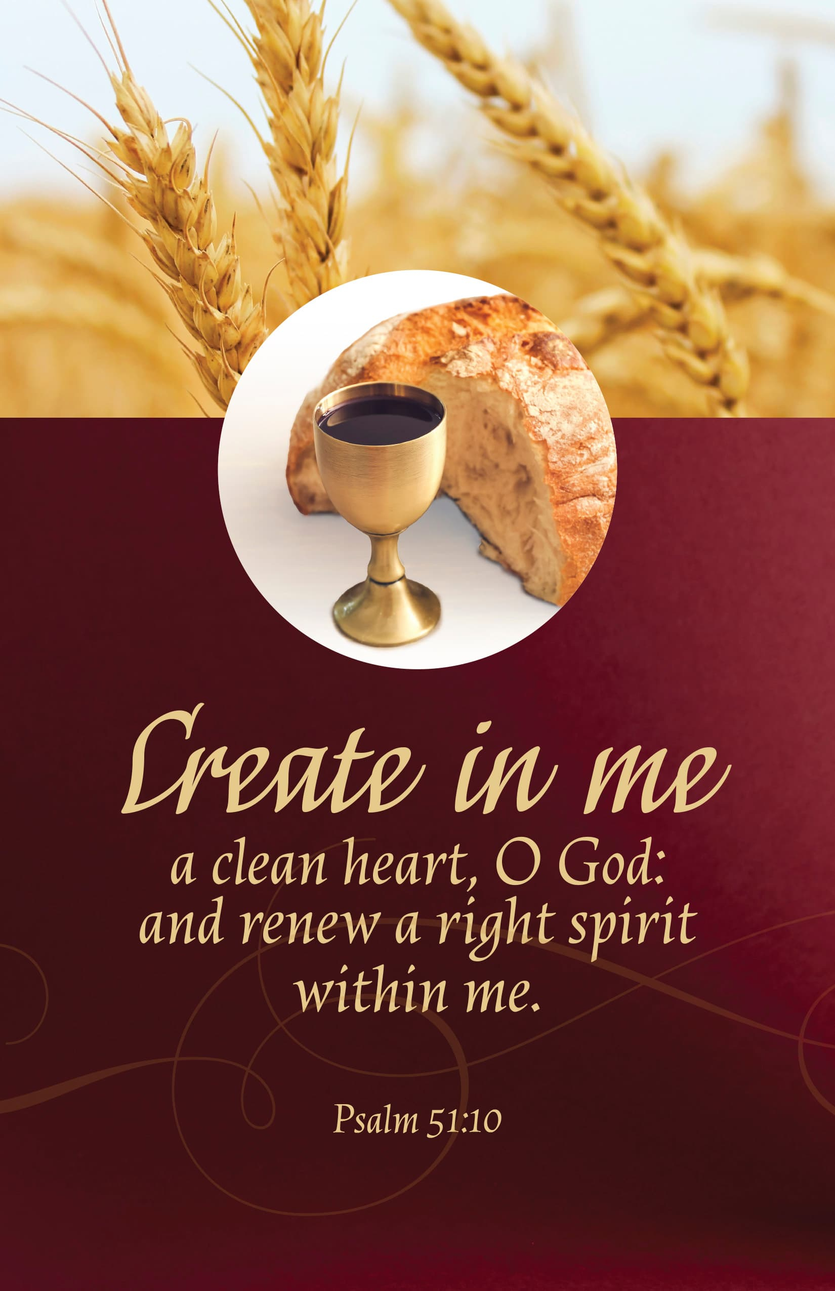 Communion Bulletin: This do in Remembrance of Me (Package of