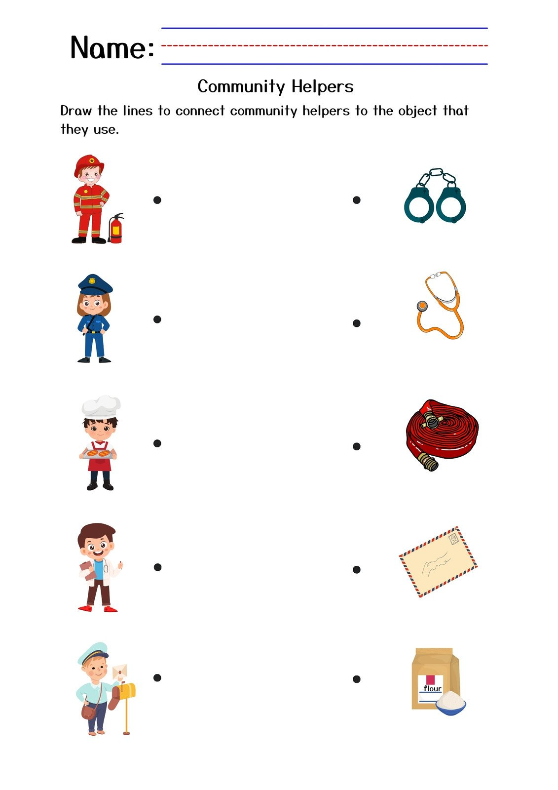 Customize + Kindergarten Community Helpers Worksheets Templates Customize + Kindergarten Community Helpers Worksheets Templates