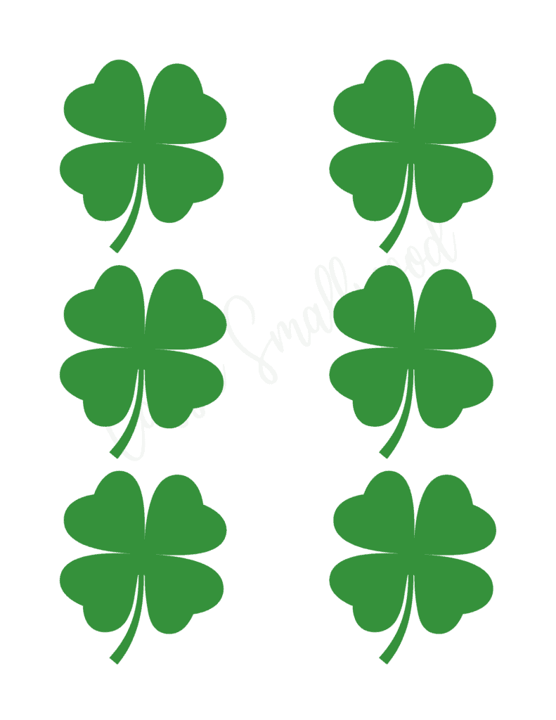 Cute Four Leaf Clover Printable Templates (FREE!) - Cassie Cute Four Leaf Clover Printable Templates (FREE!) - Cassie