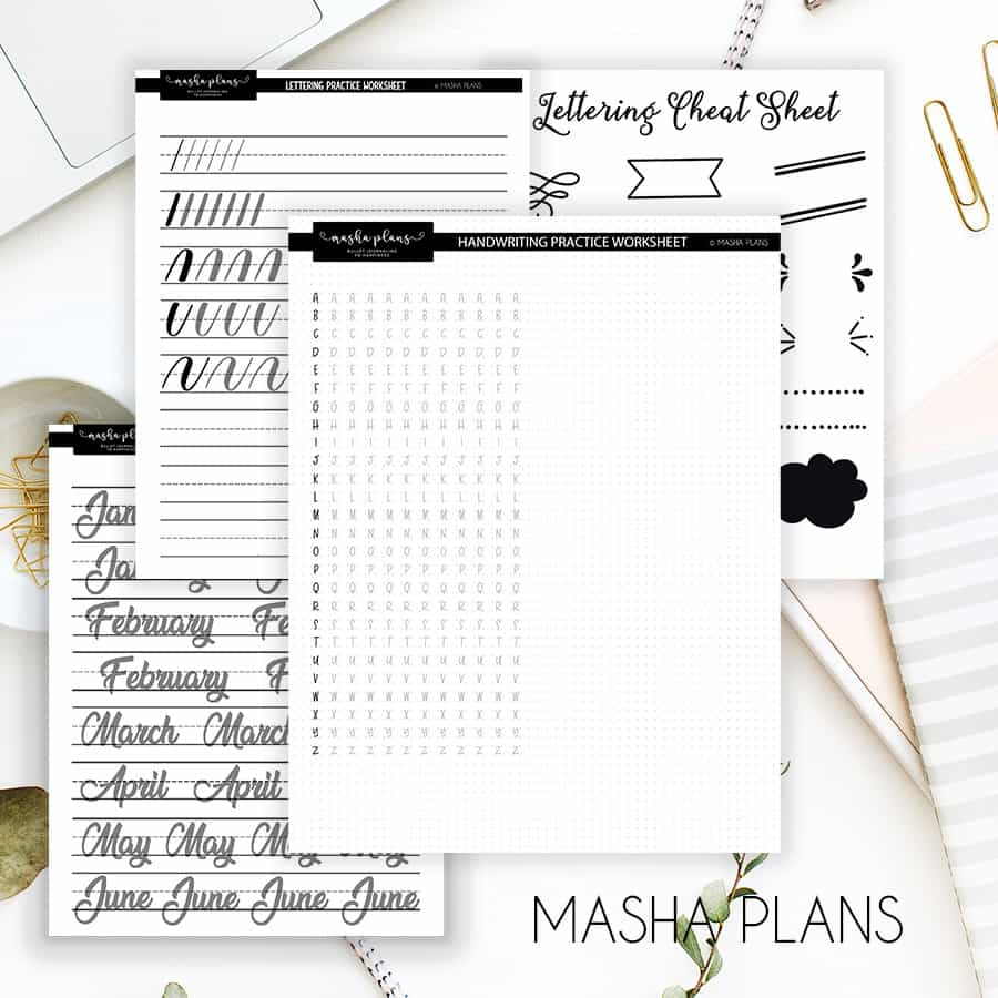 Cute Handwriting Practice Sheets Masha Plans Cute Handwriting Practice Sheets Masha Plans