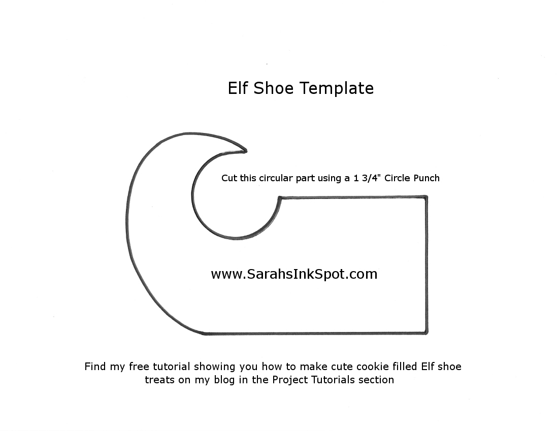 -D Thursday is here with my Elf Shoe Cookie Treat Holder