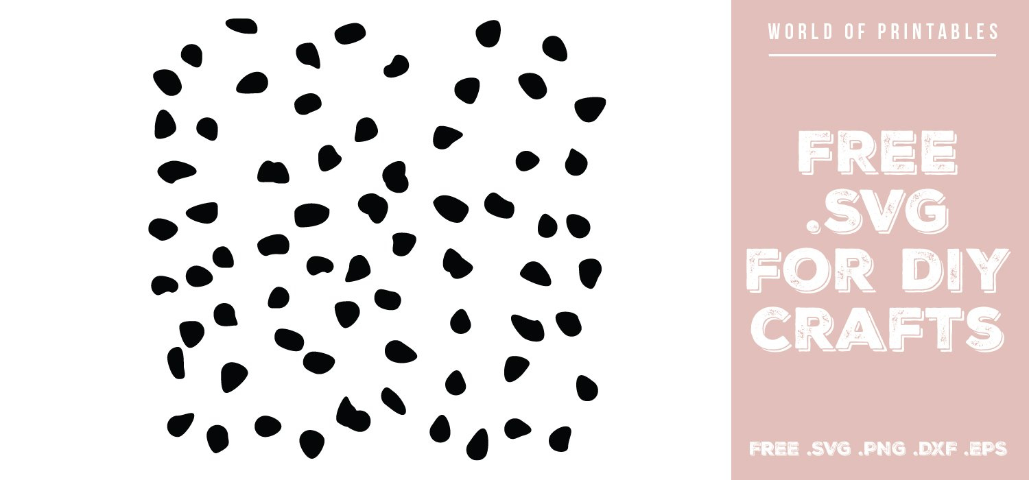 Dalmation Dots Free SVG Files  SVG, PNG, DXF, EPS