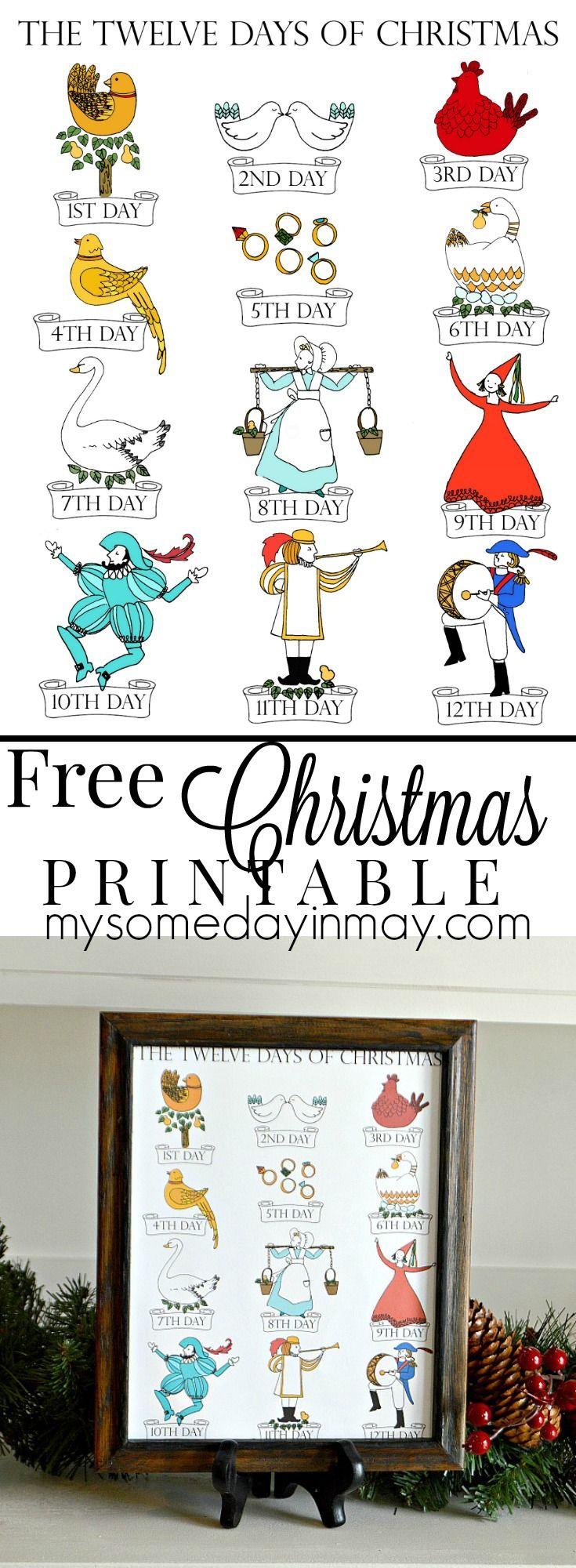 Days of Christmas Printable