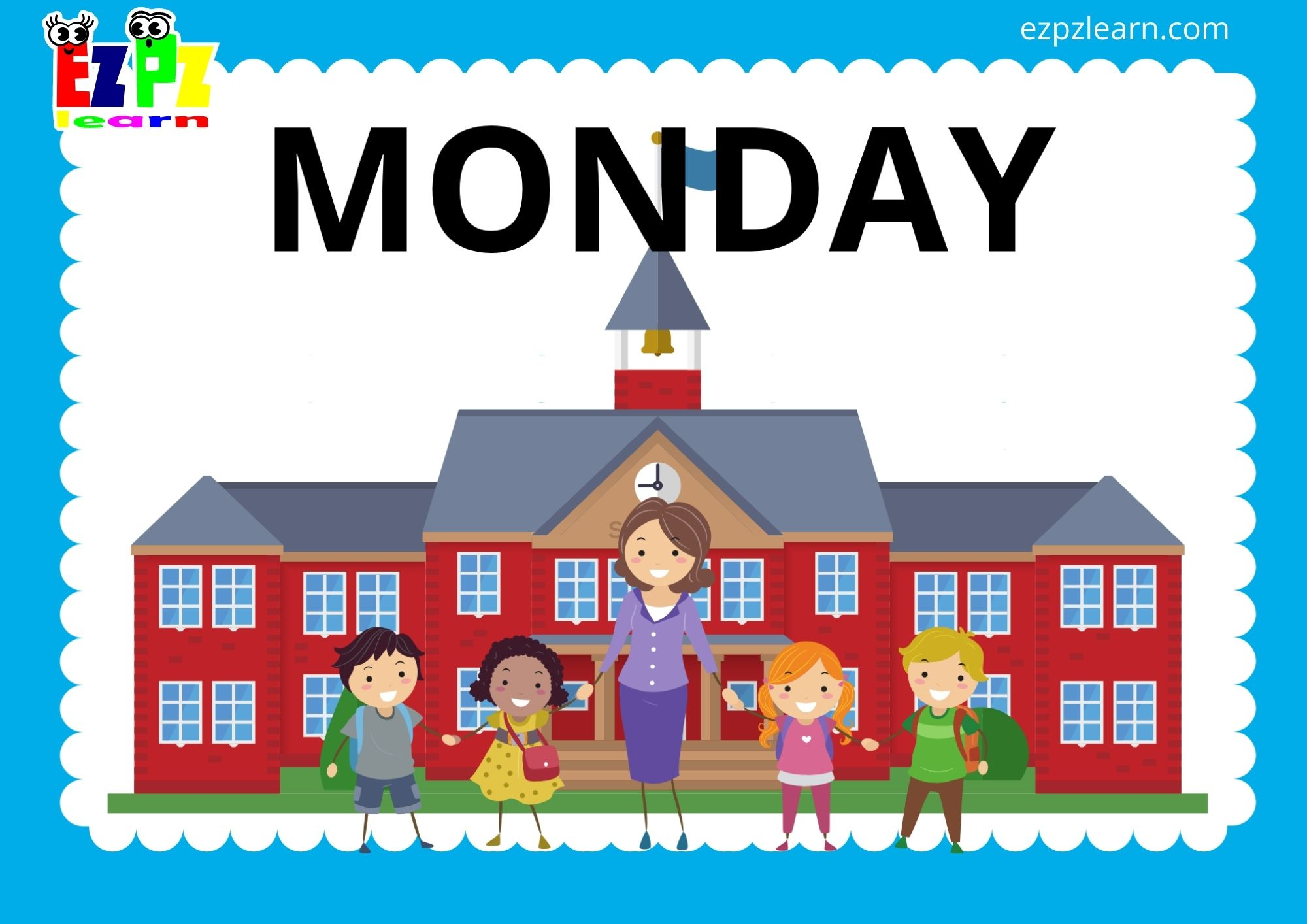 Days of the Week View Online or Free PDF Download - Ezpzlearn