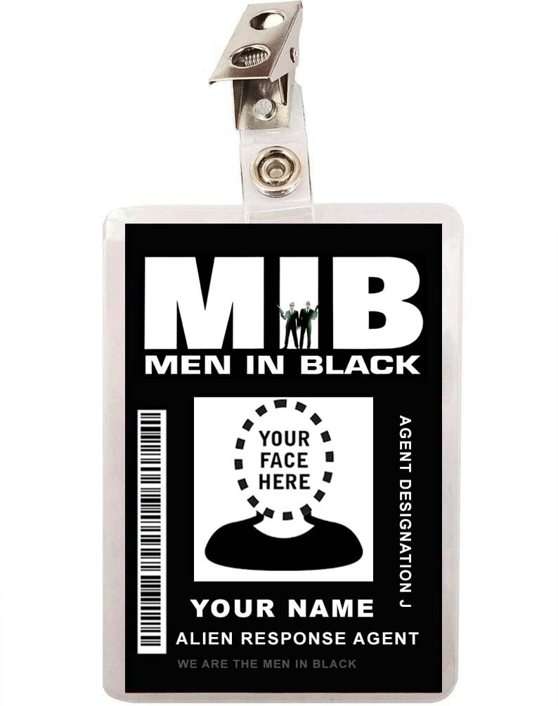 Dexter Merch Novelty ID Security Badge MIB Men In Black Halloween Dexter Merch Novelty ID Security Badge MIB Men In Black Halloween