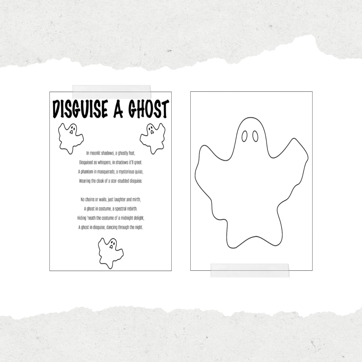Disguise a Ghost Project  Today