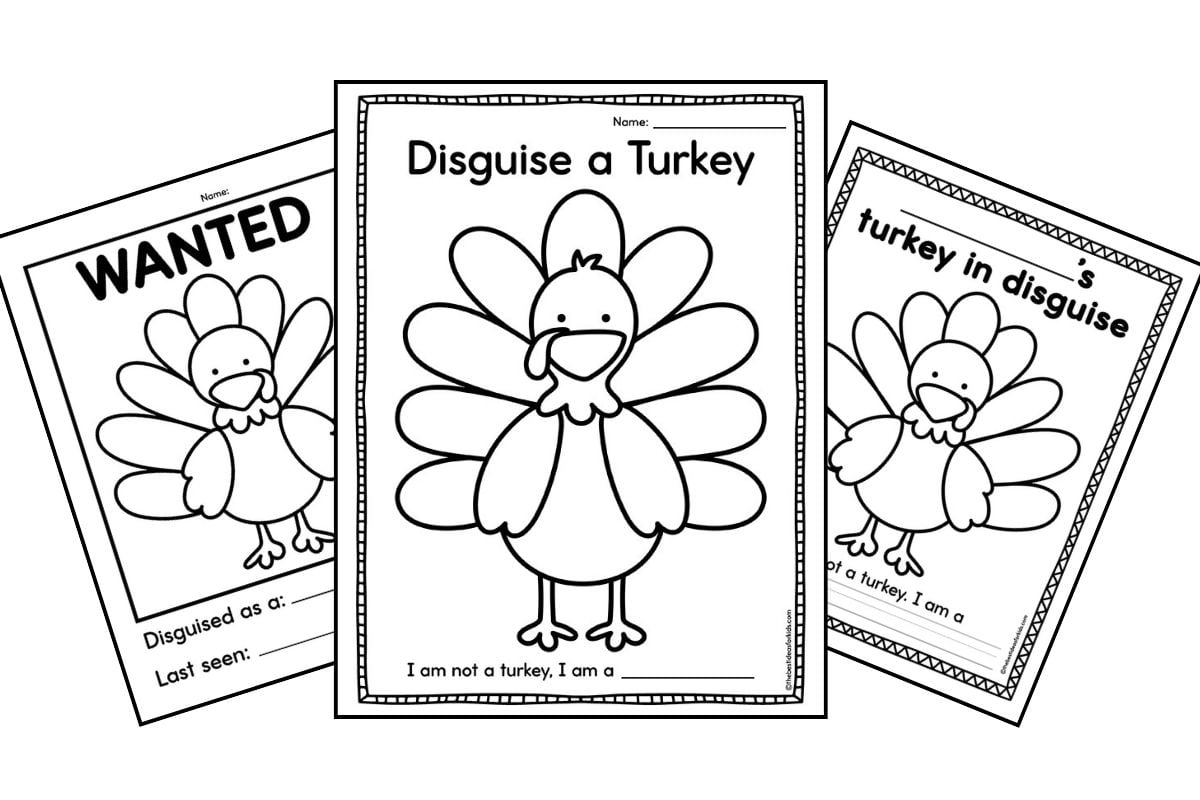 Disguise a Turkey Template (Free Printables) - The Best Ideas for Kids Disguise a Turkey Template (Free Printables) - The Best Ideas for Kids