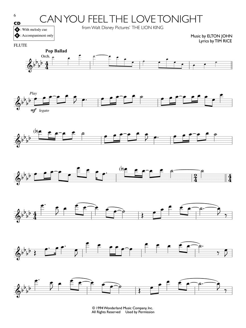 Disney Solos for Flute - Worksheets Library