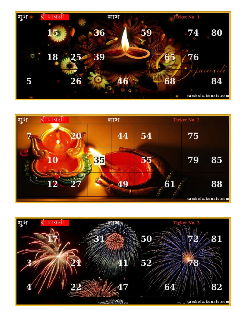 Diwali Crackers Pathaka Tickets  PDF  Cooking, Food & Wine