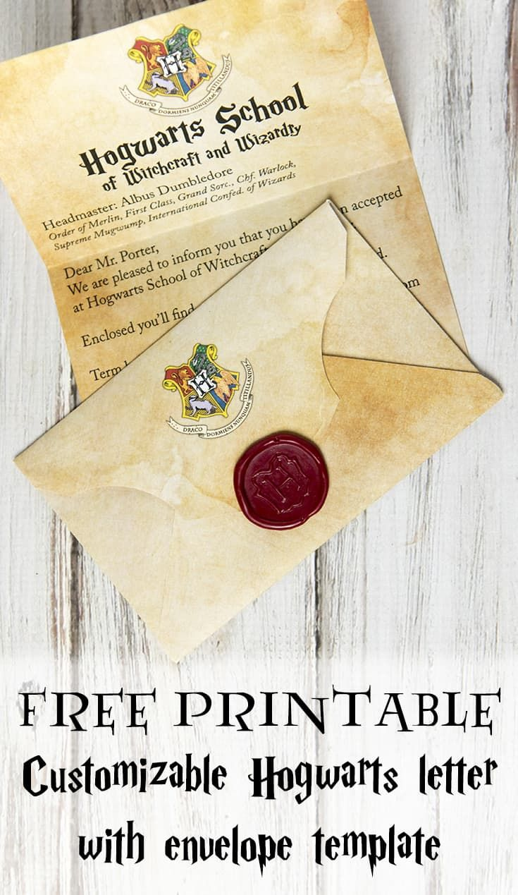 DIY Hogwarts Letter With Envelope and Hogwarts Seal More Than DIY Hogwarts Letter With Envelope and Hogwarts Seal More Than