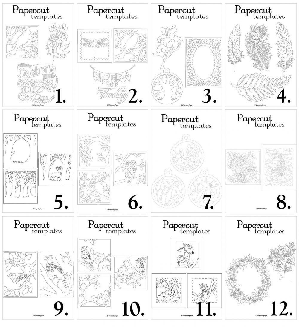 DIY Paper cut Templates (ENG) DIY Paper cut Templates (ENG)
