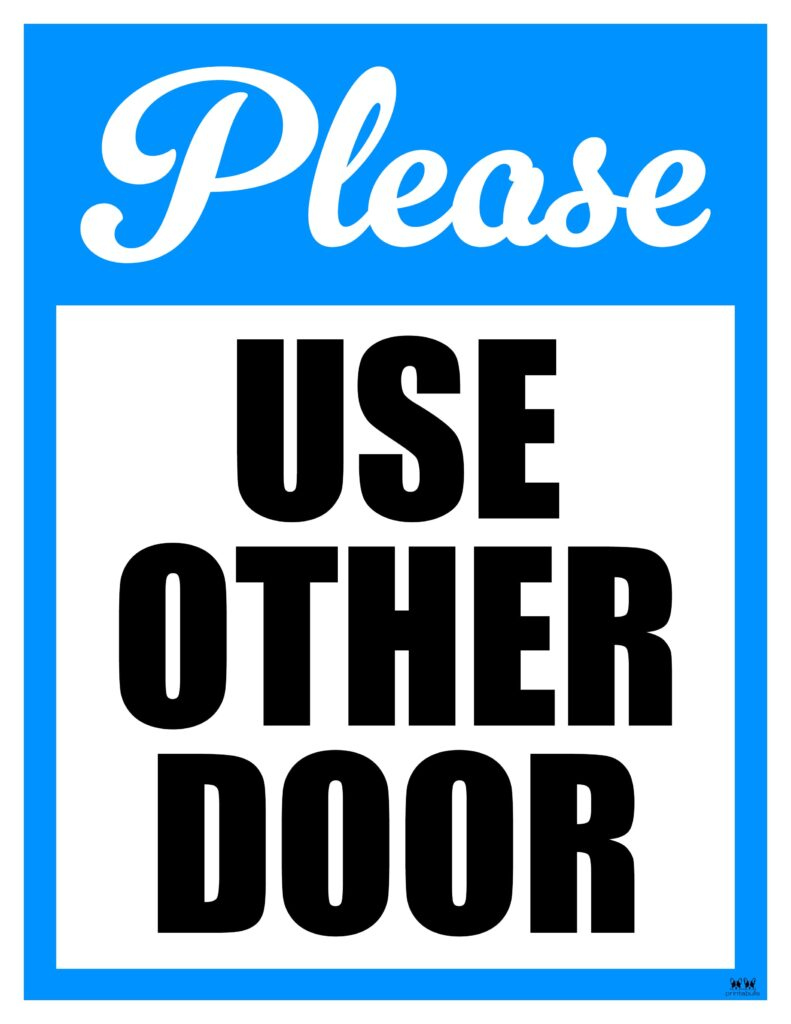 Do Not Disturb Door Sign Please Use Other Door Sign On Stock