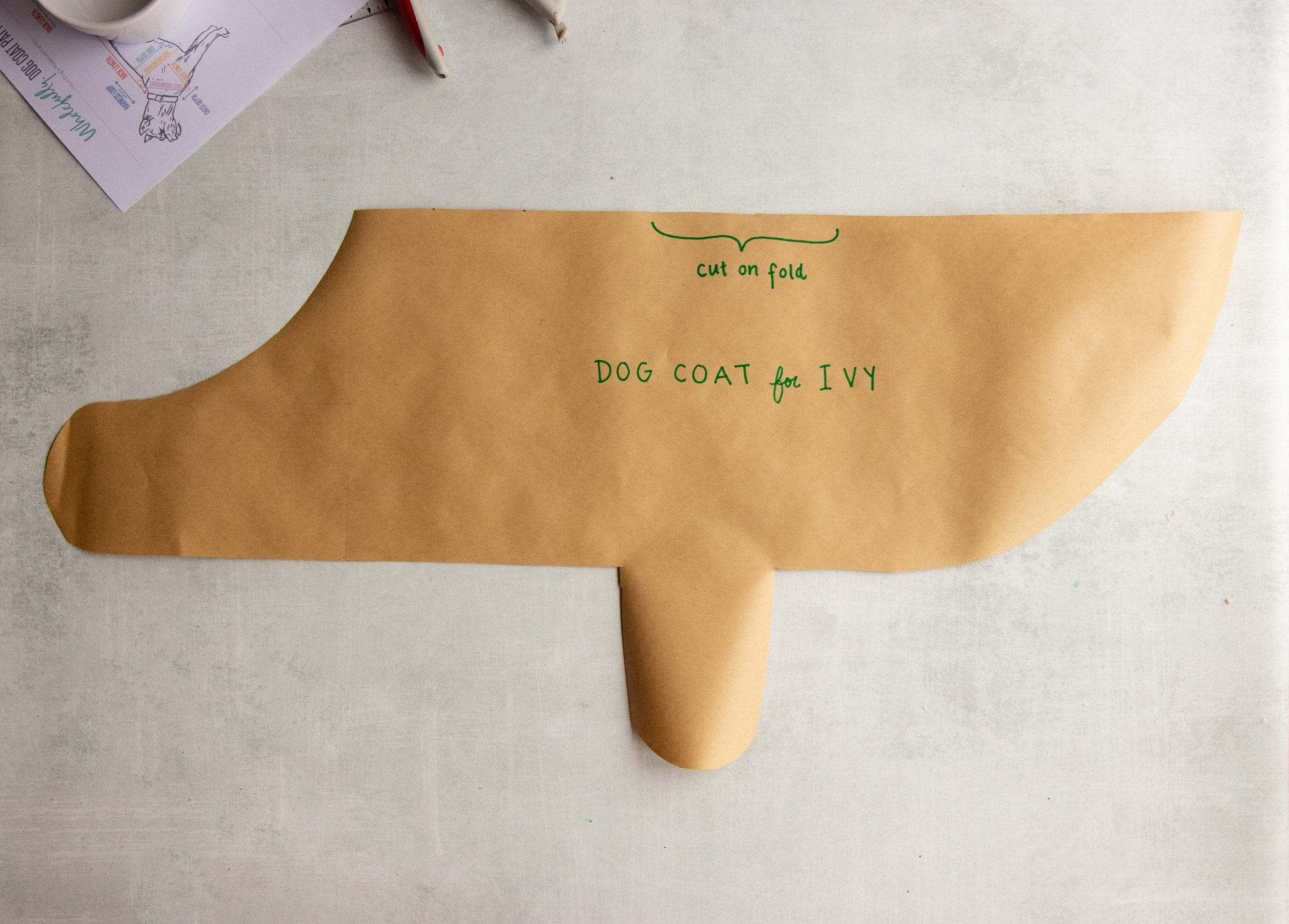 Dog Coat Pattern Pdf Clothes Patterns Diy Fleece Dog Sweater Free