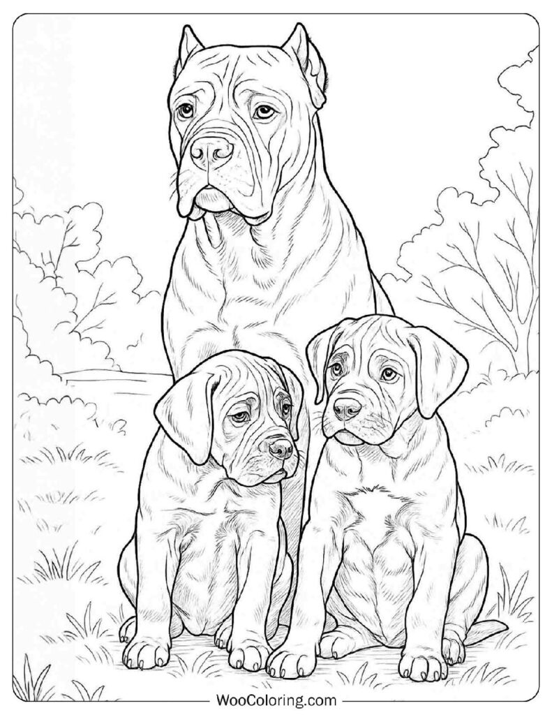 Dog Coloring Pages (Free PDF To Print)  Woo Coloring
